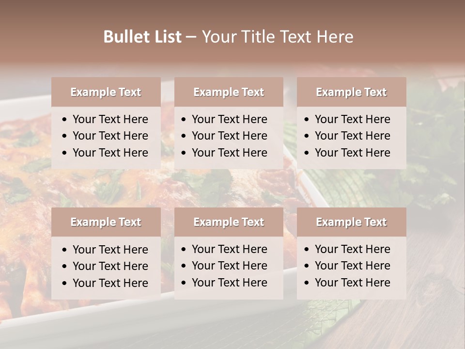 Fresh Cuisine Tortilla PowerPoint Template