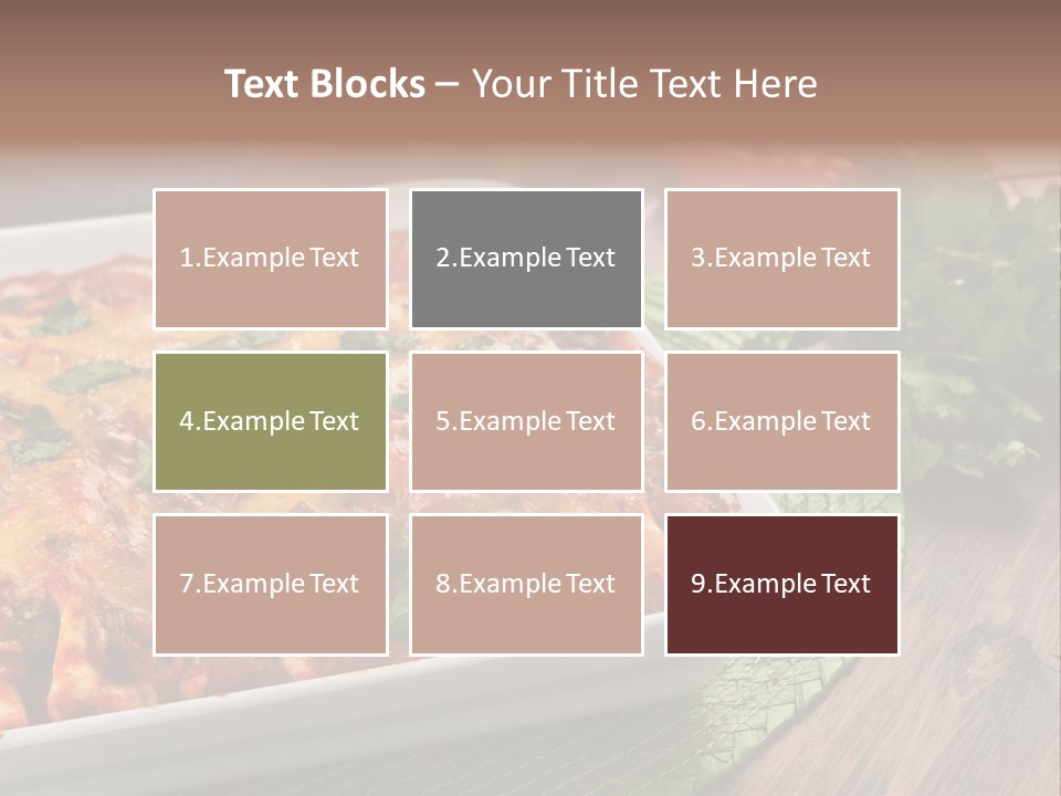 Fresh Cuisine Tortilla PowerPoint Template