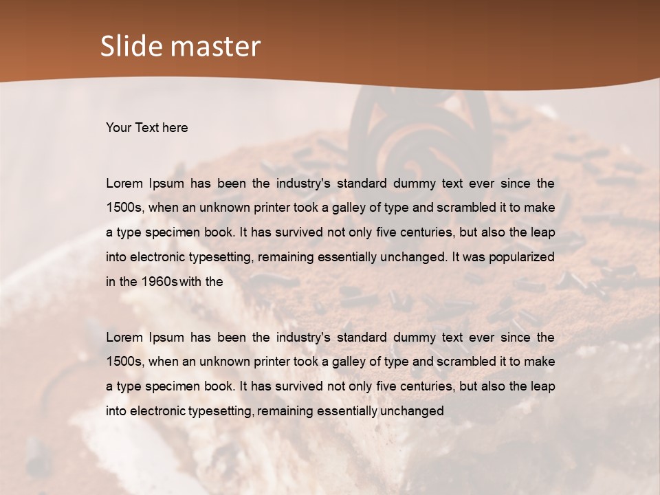 Slice Sweet Luxury PowerPoint Template