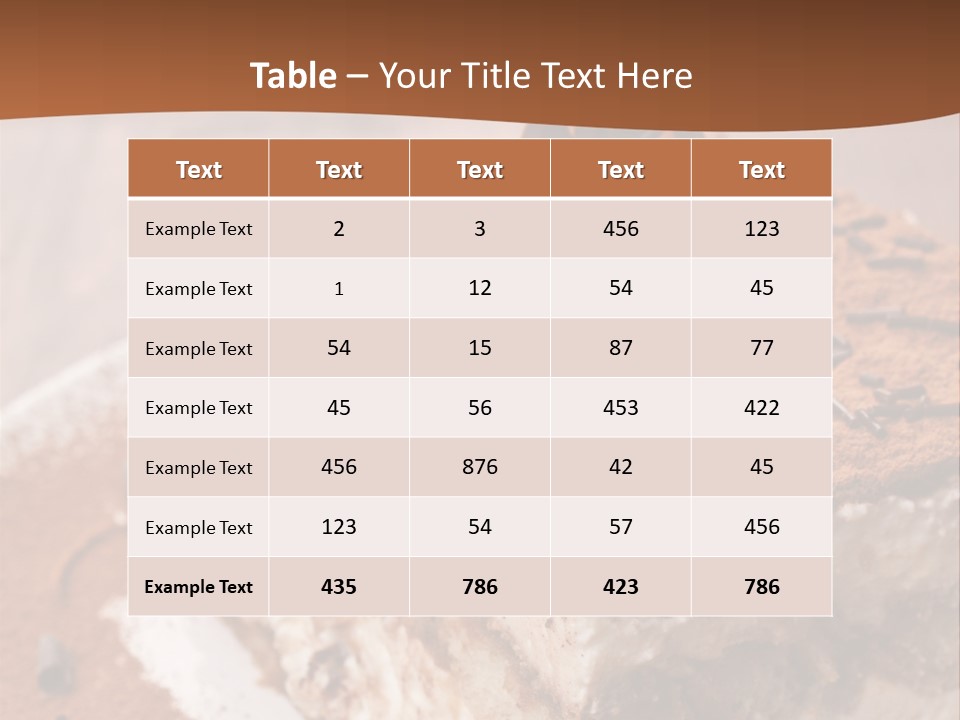 Slice Sweet Luxury PowerPoint Template