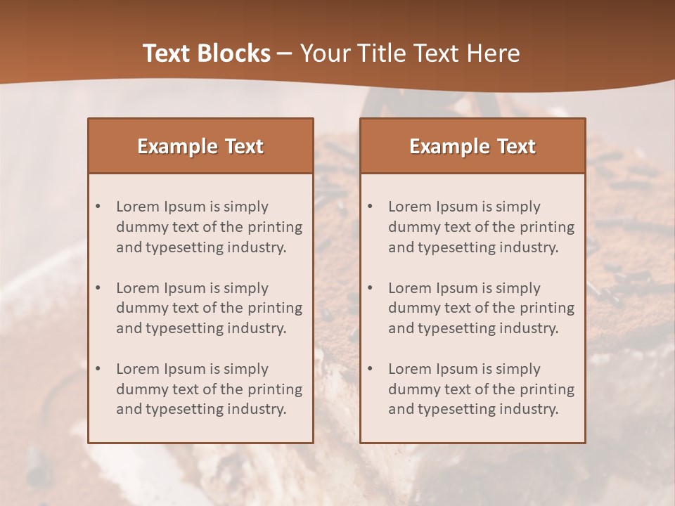 Slice Sweet Luxury PowerPoint Template