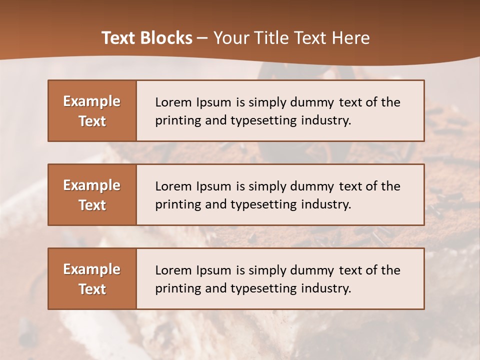 Slice Sweet Luxury PowerPoint Template