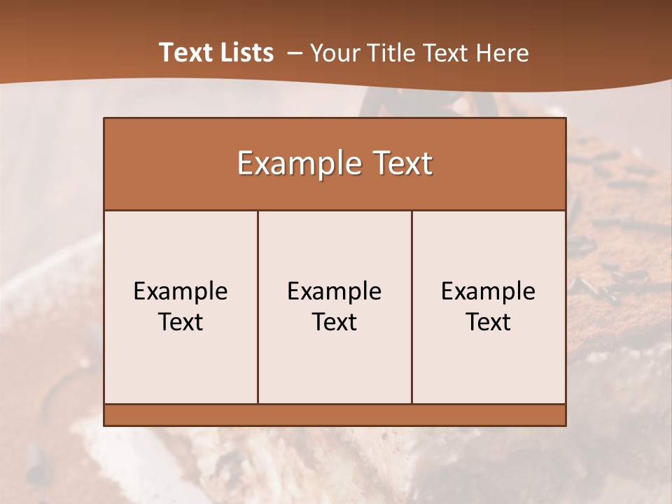 Slice Sweet Luxury PowerPoint Template