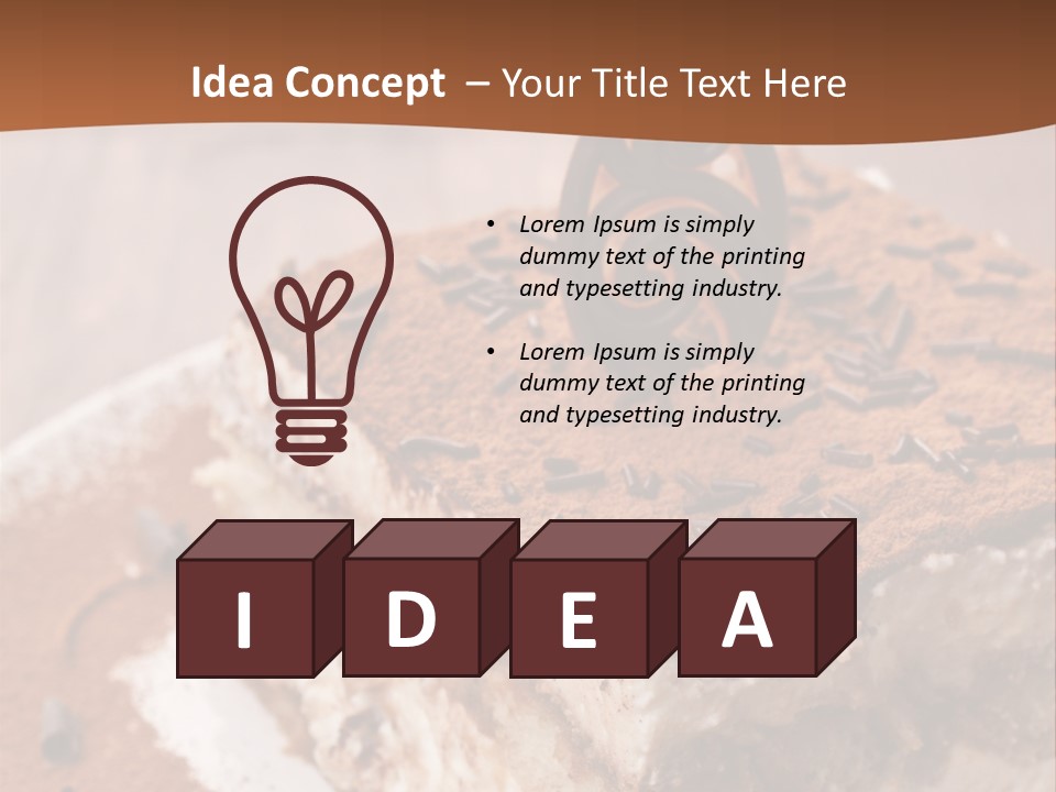 Slice Sweet Luxury PowerPoint Template