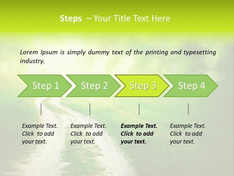 Nature Pasture Outdoors PowerPoint Template