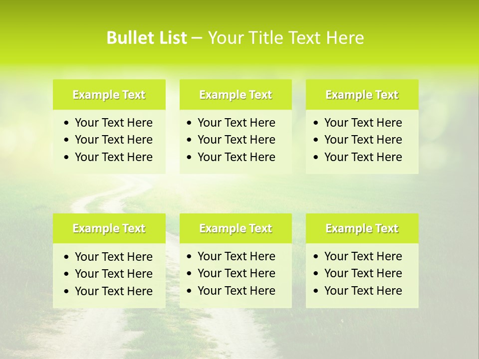 Nature Pasture Outdoors PowerPoint Template