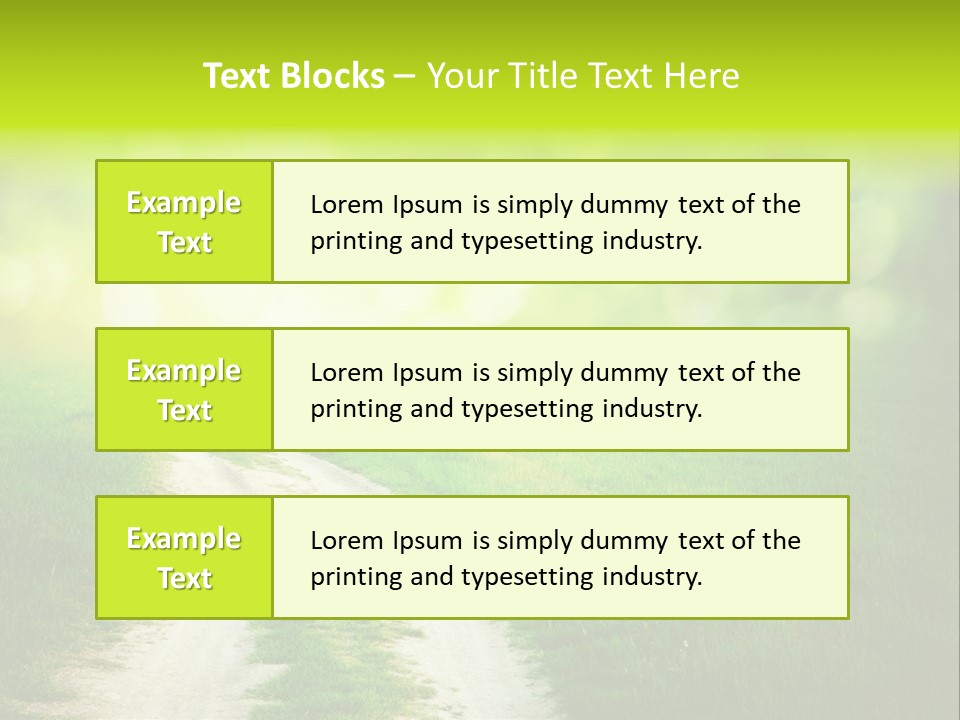 Nature Pasture Outdoors PowerPoint Template