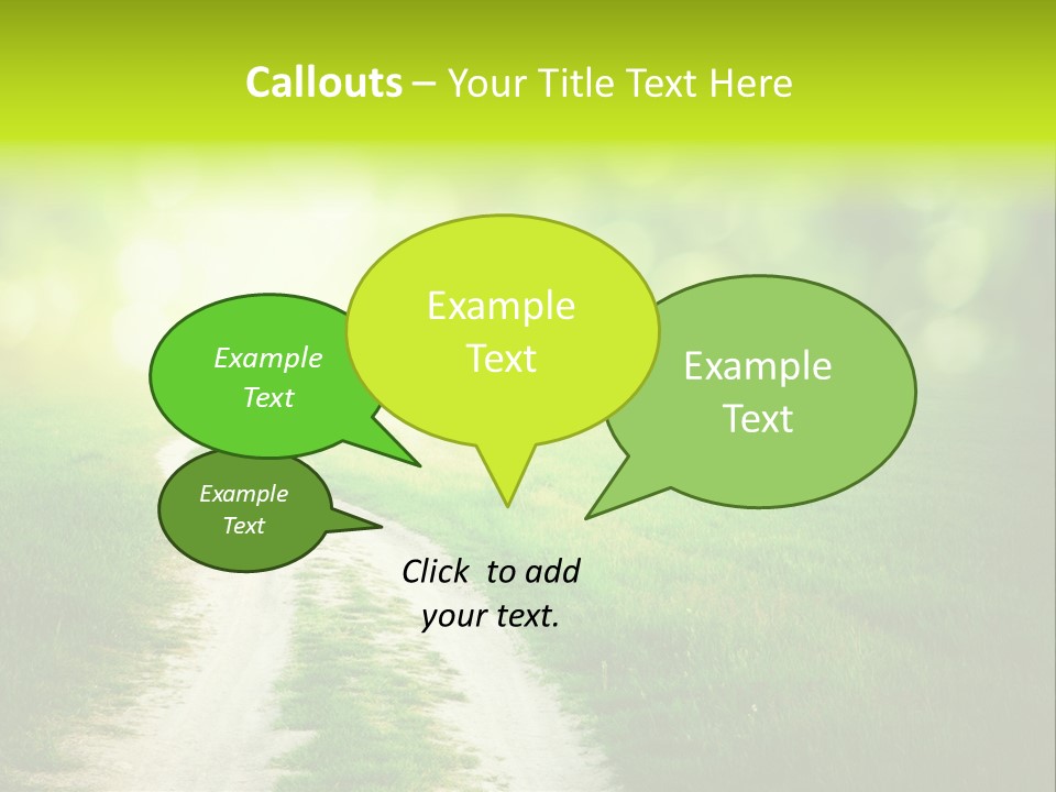Nature Pasture Outdoors PowerPoint Template