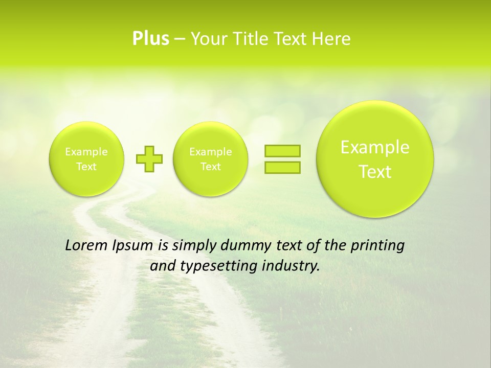 Nature Pasture Outdoors PowerPoint Template
