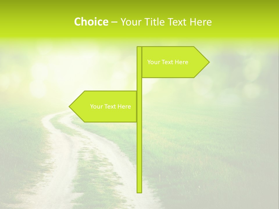 Nature Pasture Outdoors PowerPoint Template