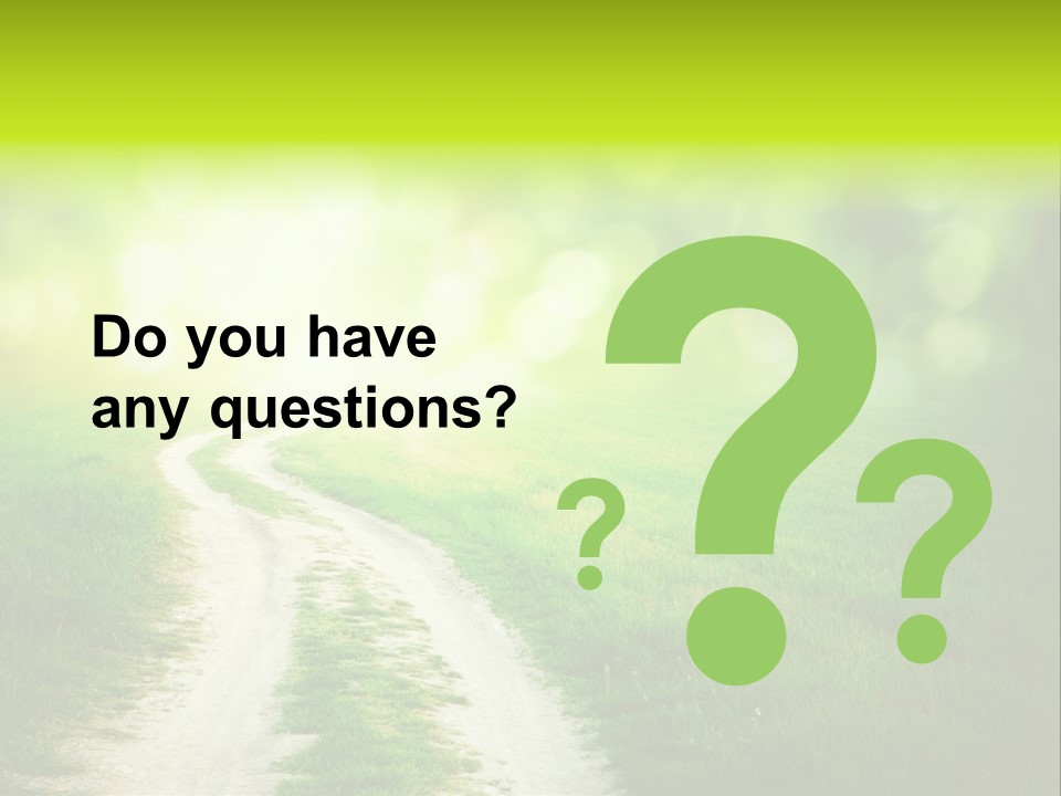 Nature Pasture Outdoors PowerPoint Template