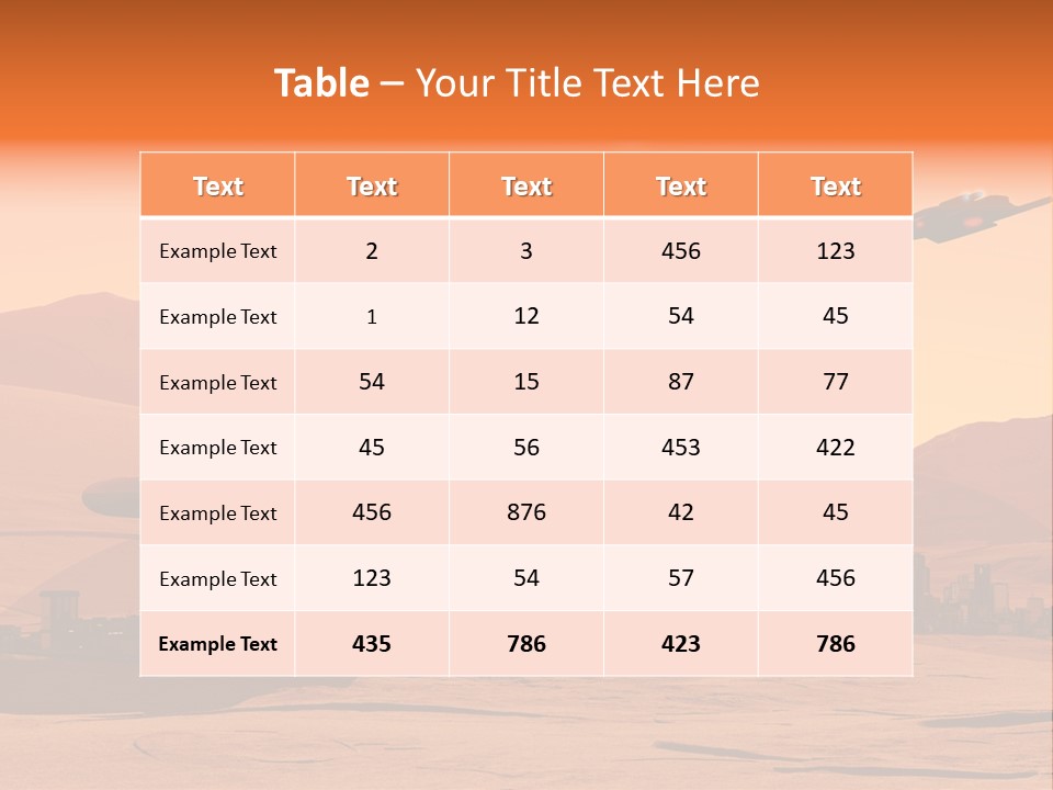 A Computer Generated Image Of A Futuristic City PowerPoint Template