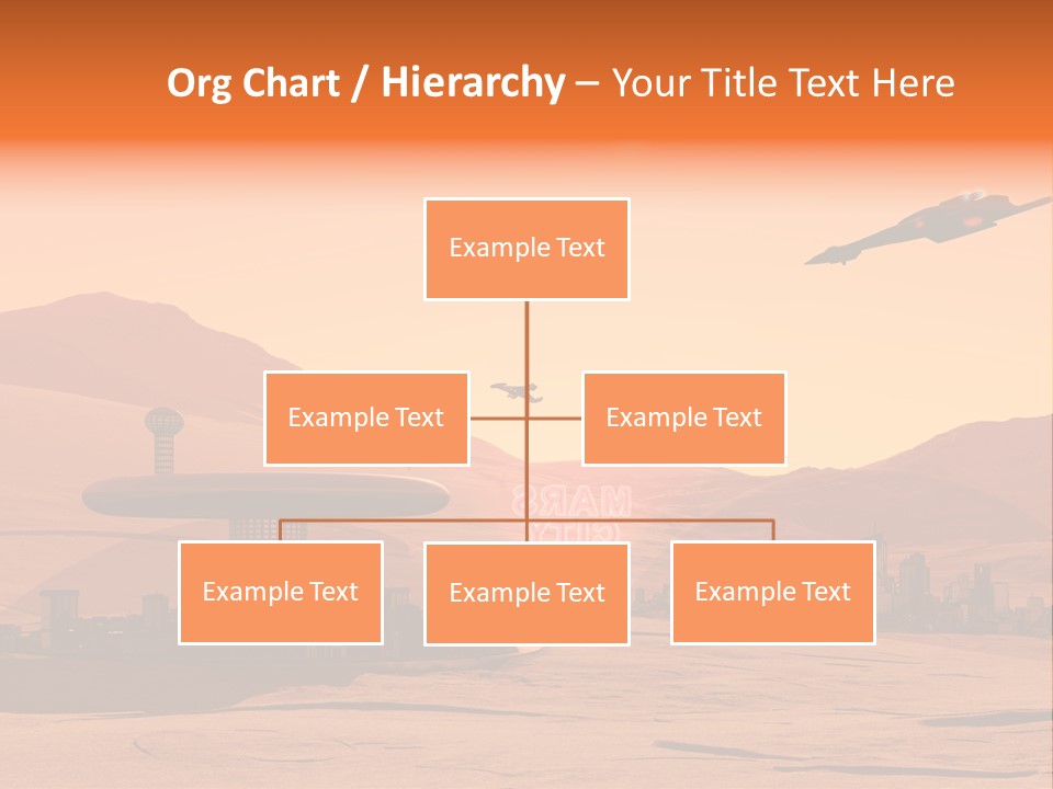 A Computer Generated Image Of A Futuristic City PowerPoint Template
