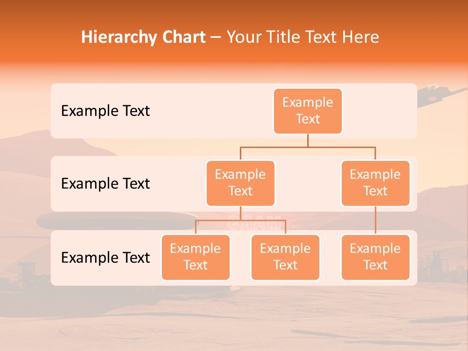 A Computer Generated Image Of A Futuristic City PowerPoint Template