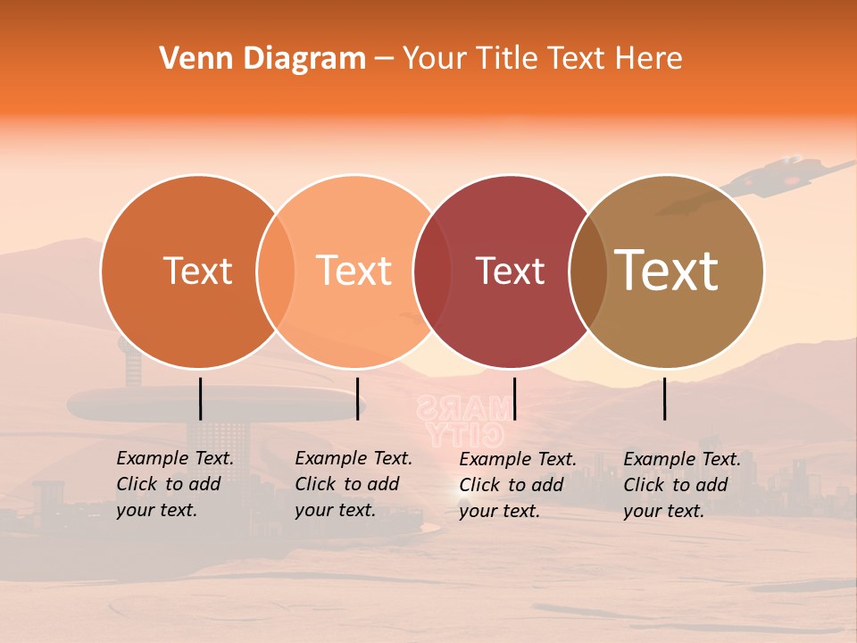 A Computer Generated Image Of A Futuristic City PowerPoint Template
