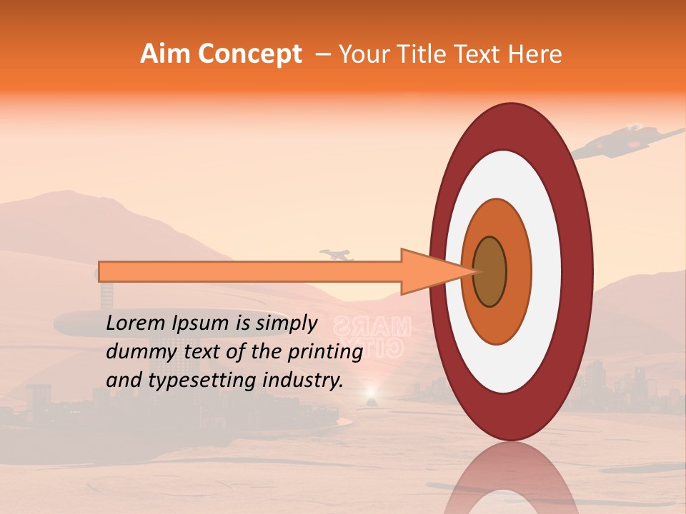 A Computer Generated Image Of A Futuristic City PowerPoint Template