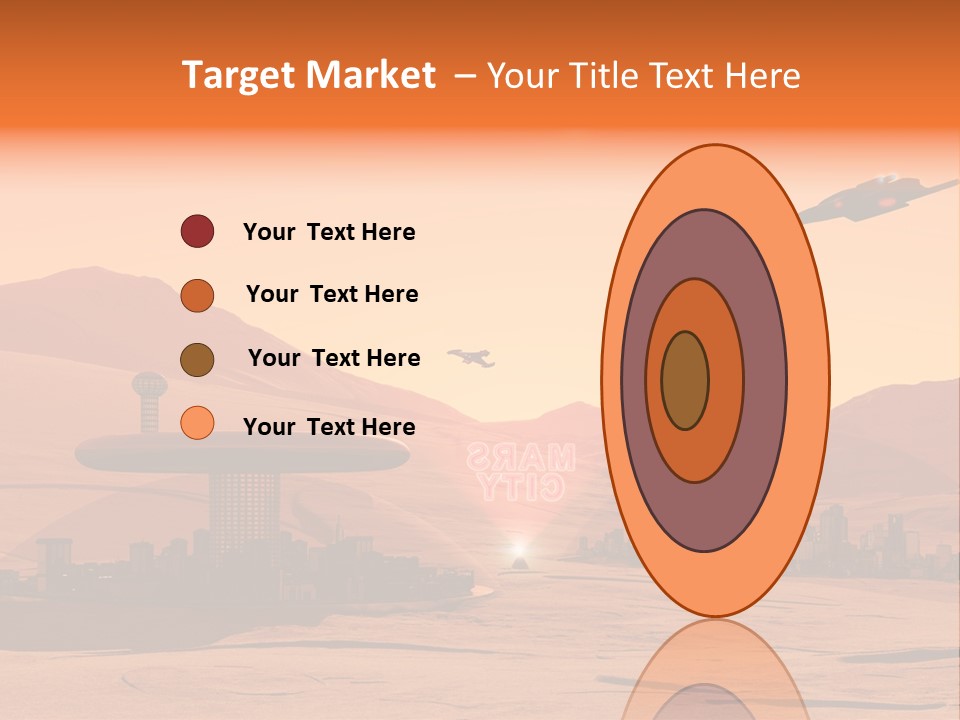 A Computer Generated Image Of A Futuristic City PowerPoint Template