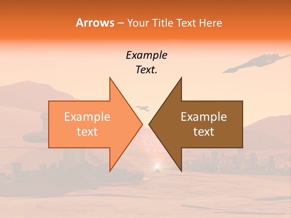 A Computer Generated Image Of A Futuristic City PowerPoint Template