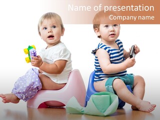 Sweet Infant Pot PowerPoint Template