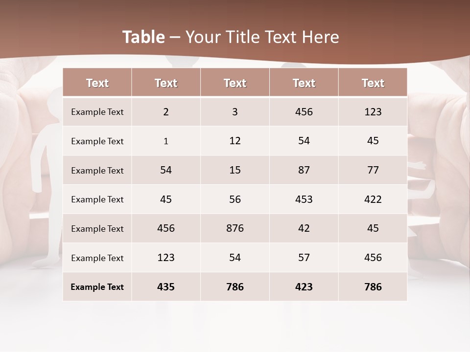 Safe Figure Partnership PowerPoint Template
