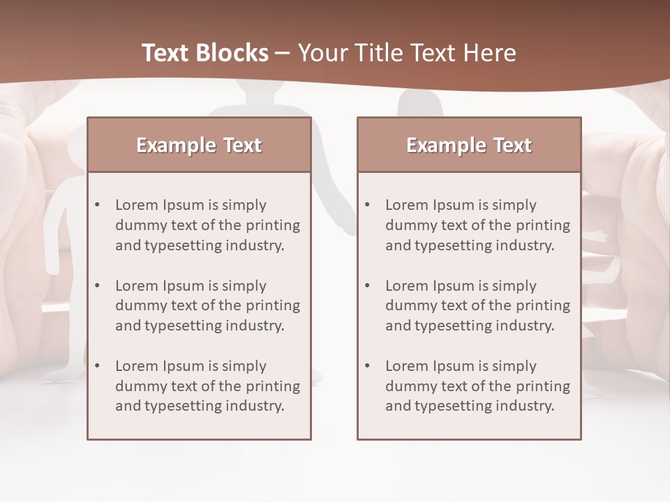 Safe Figure Partnership PowerPoint Template