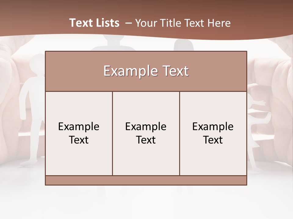 Safe Figure Partnership PowerPoint Template