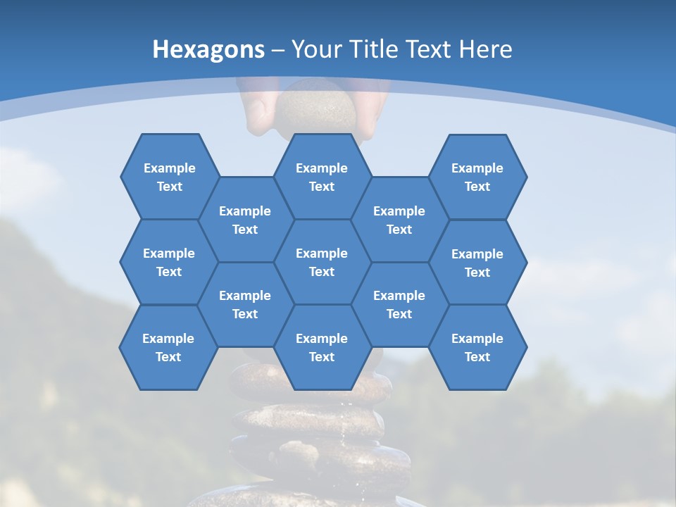 Fragility Symbol Pile PowerPoint Template