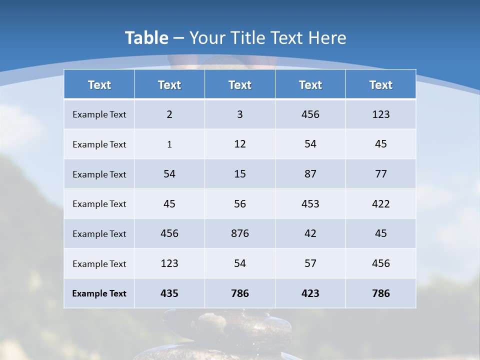 Fragility Symbol Pile PowerPoint Template