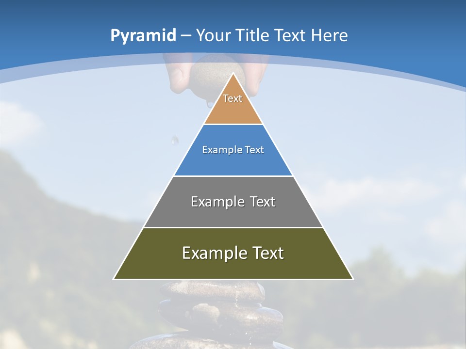 Fragility Symbol Pile PowerPoint Template