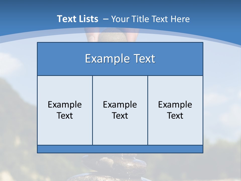 Fragility Symbol Pile PowerPoint Template