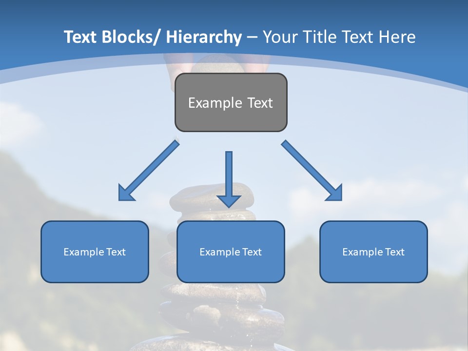 Fragility Symbol Pile PowerPoint Template