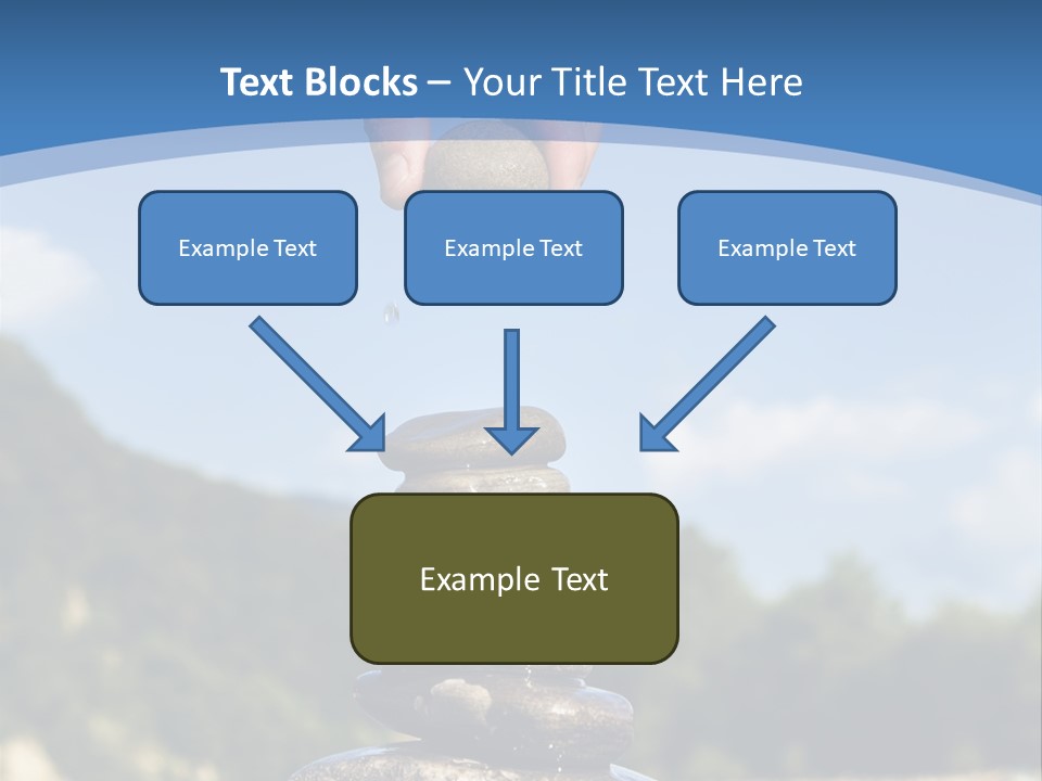 Fragility Symbol Pile PowerPoint Template