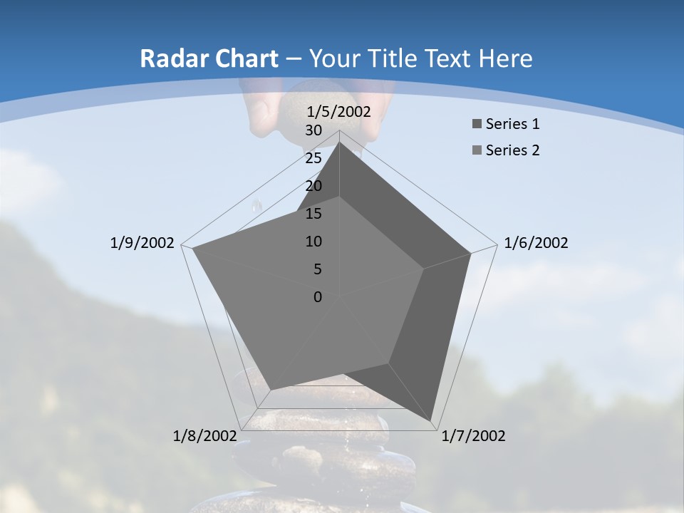 Fragility Symbol Pile PowerPoint Template