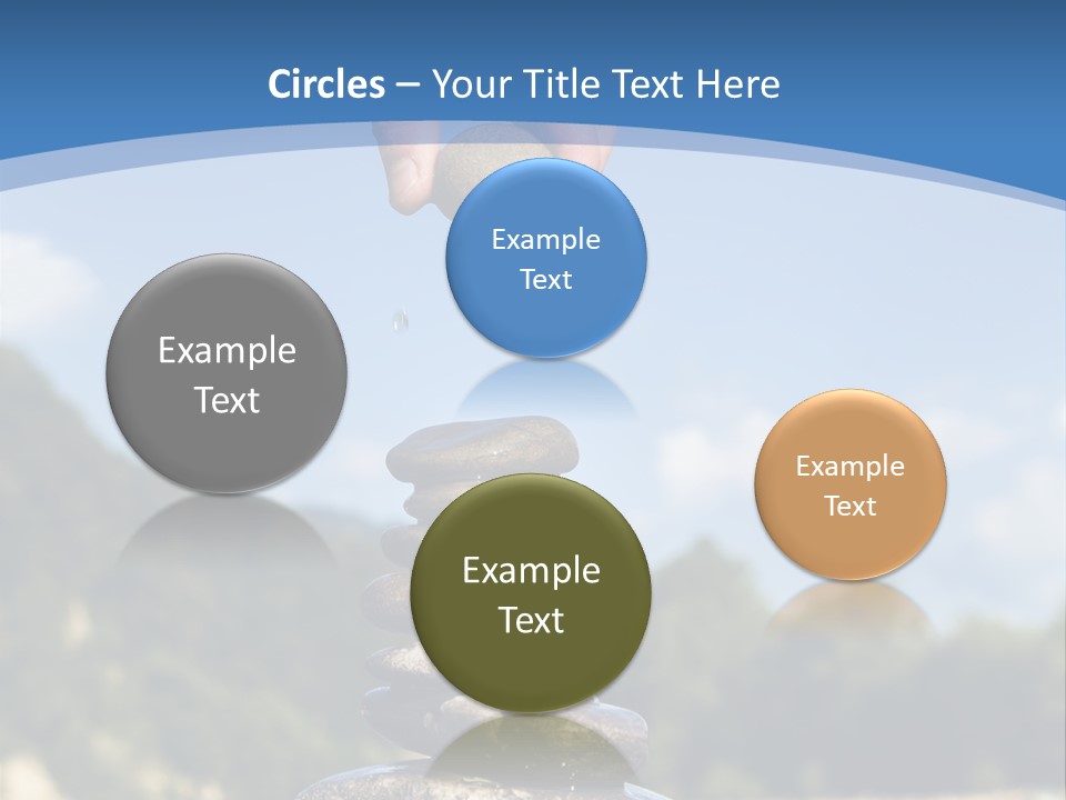 Fragility Symbol Pile PowerPoint Template