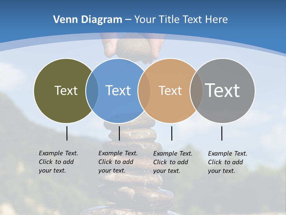 Fragility Symbol Pile PowerPoint Template