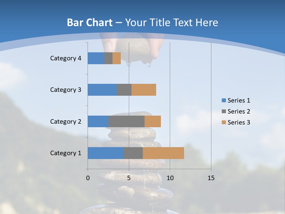 Fragility Symbol Pile PowerPoint Template