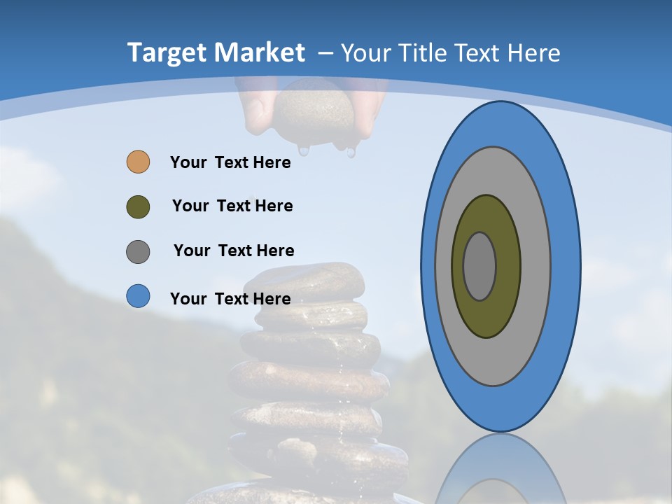 Fragility Symbol Pile PowerPoint Template