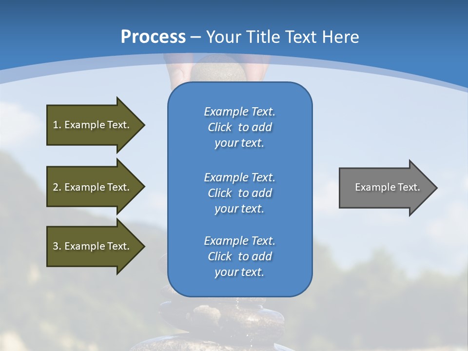 Fragility Symbol Pile PowerPoint Template