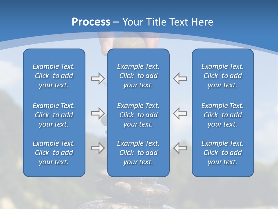 Fragility Symbol Pile PowerPoint Template