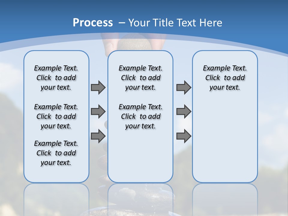 Fragility Symbol Pile PowerPoint Template