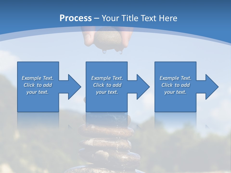 Fragility Symbol Pile PowerPoint Template