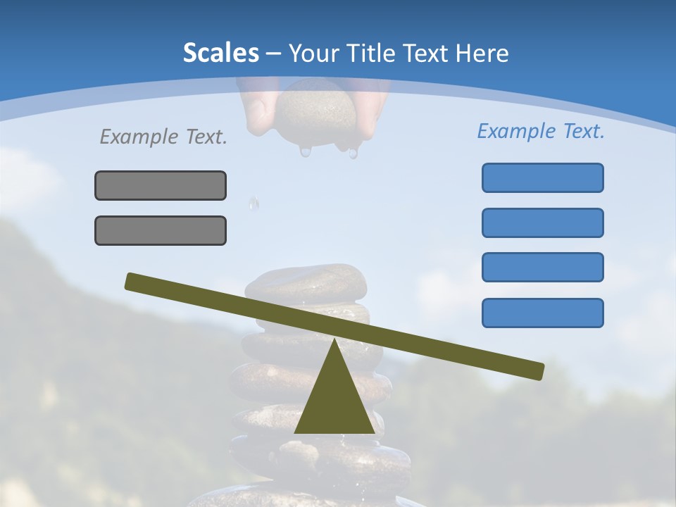 Fragility Symbol Pile PowerPoint Template