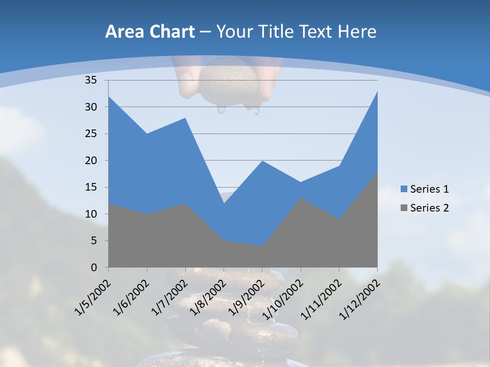 Fragility Symbol Pile PowerPoint Template