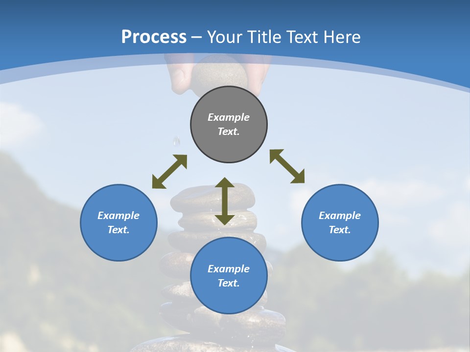 Fragility Symbol Pile PowerPoint Template