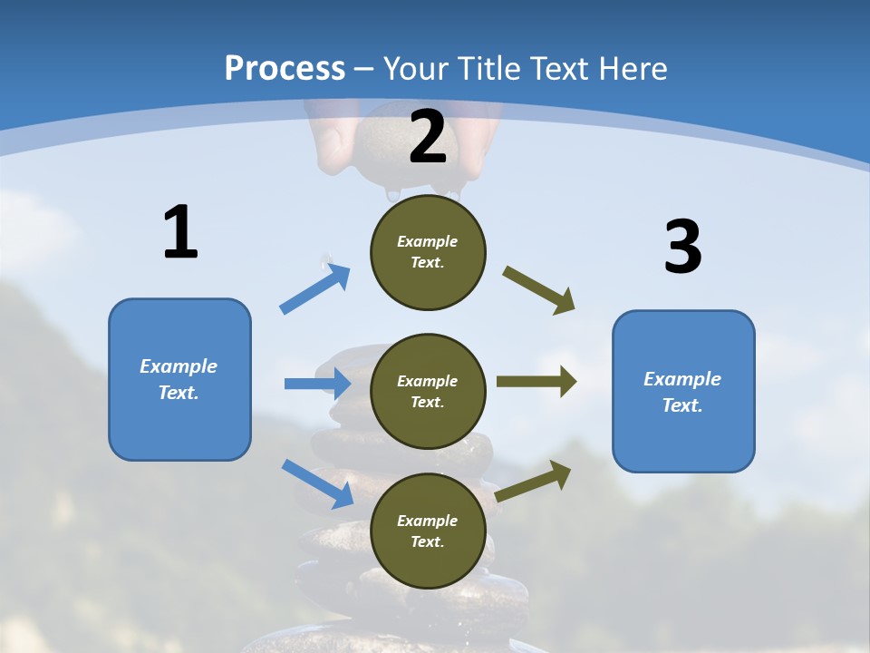 Fragility Symbol Pile PowerPoint Template