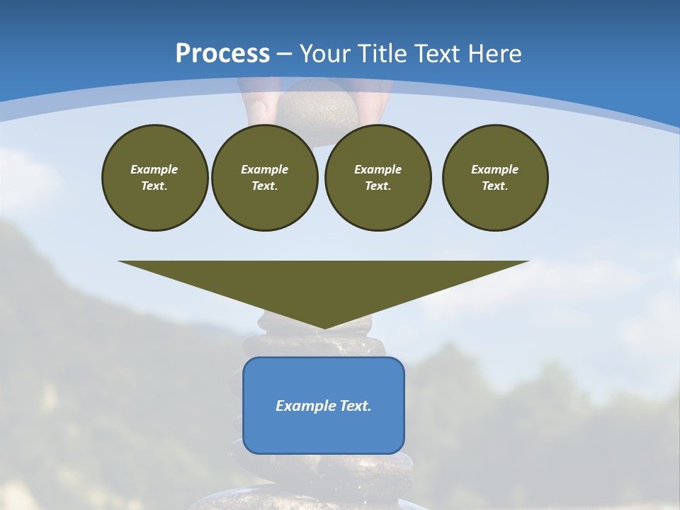 Fragility Symbol Pile PowerPoint Template