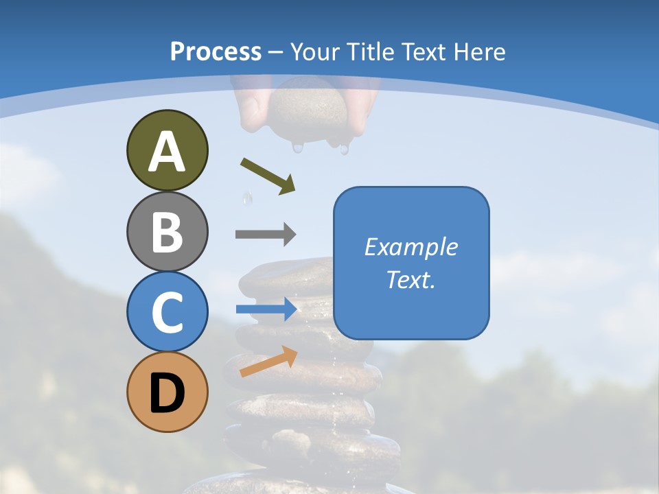 Fragility Symbol Pile PowerPoint Template