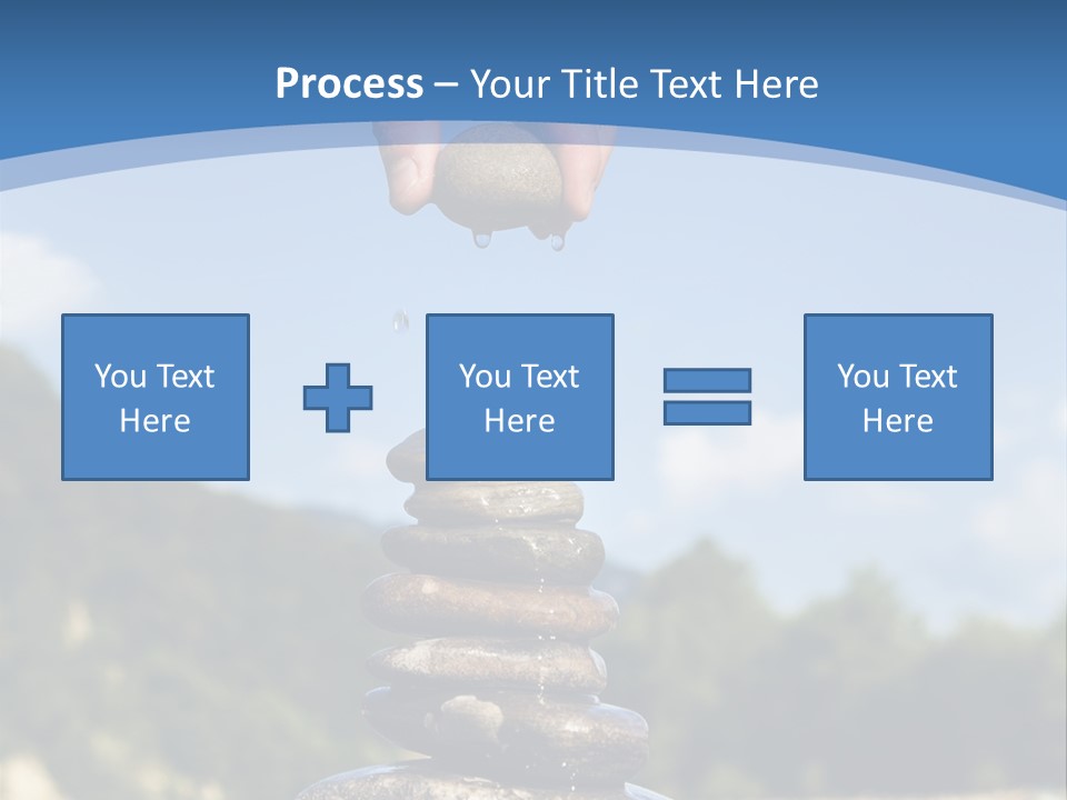 Fragility Symbol Pile PowerPoint Template