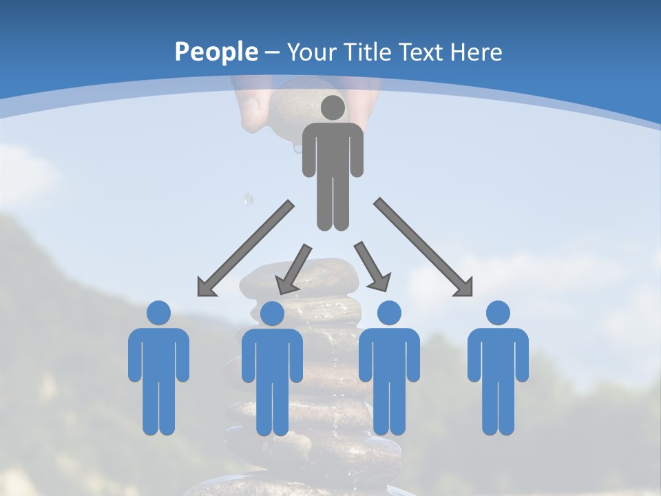 Fragility Symbol Pile PowerPoint Template