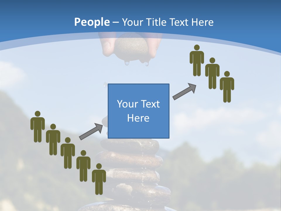 Fragility Symbol Pile PowerPoint Template